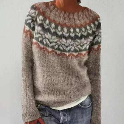 Kleurrijke Dames Trui Jolie Stijl