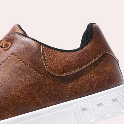 Leren Herenschoenen Stijlvol Matte Leer Zwart