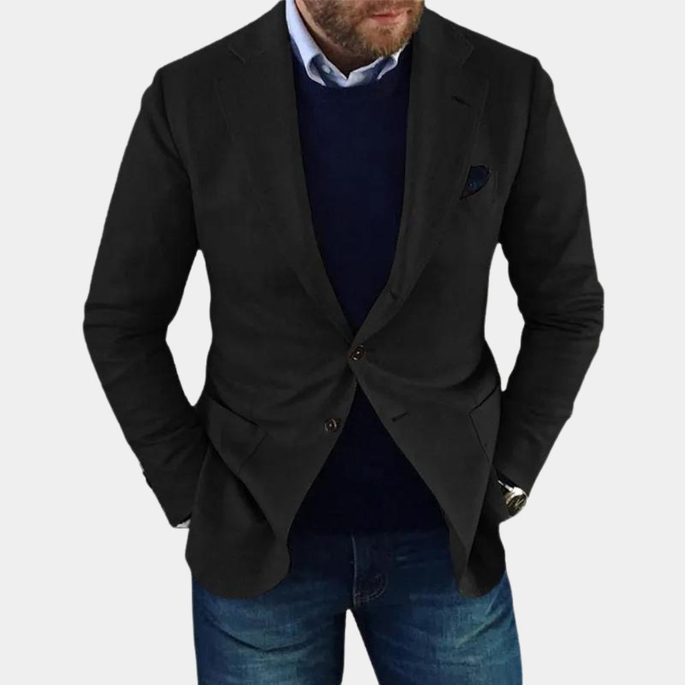 Herenjack Met Knopen Casual Mason Stijl