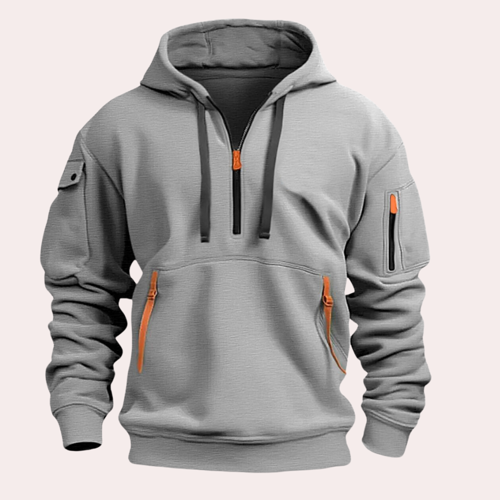 Heren Hoodie Casual Théo Zacht en Comfortabel - Mode Vibes