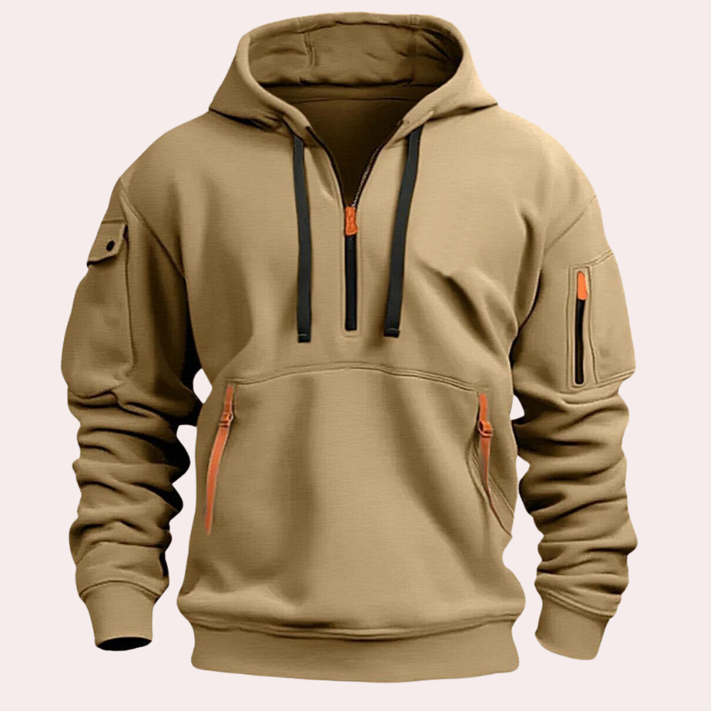Heren Hoodie Casual Théo Zacht en Comfortabel