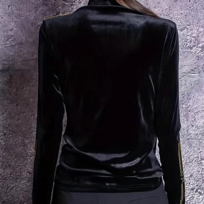 Dames Trui Hoge Kraag Warme Elise Stijl