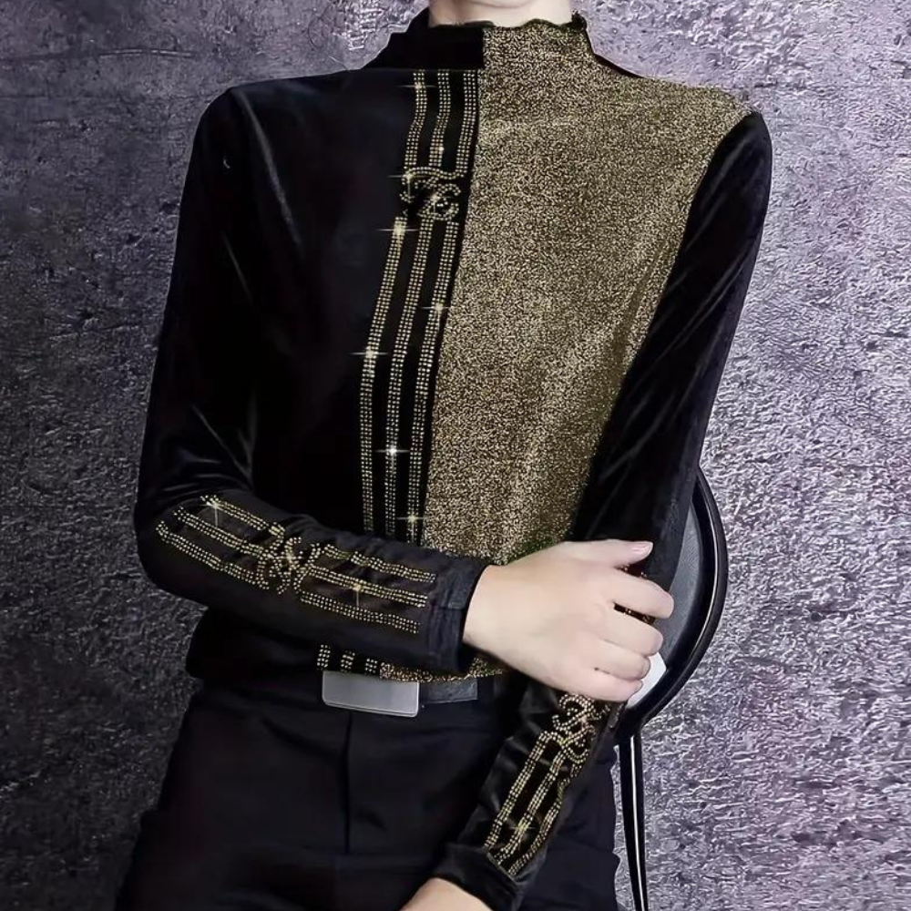 Dames Trui Hoge Kraag Warme Elise Stijl - Mode Vibes
