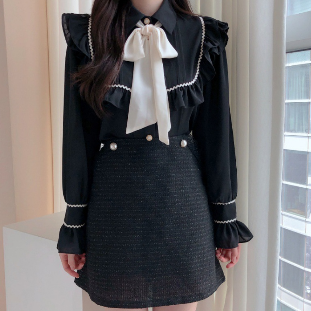 Damesblouse Elegante Vrouwelijke Stijl - Mode Vibes