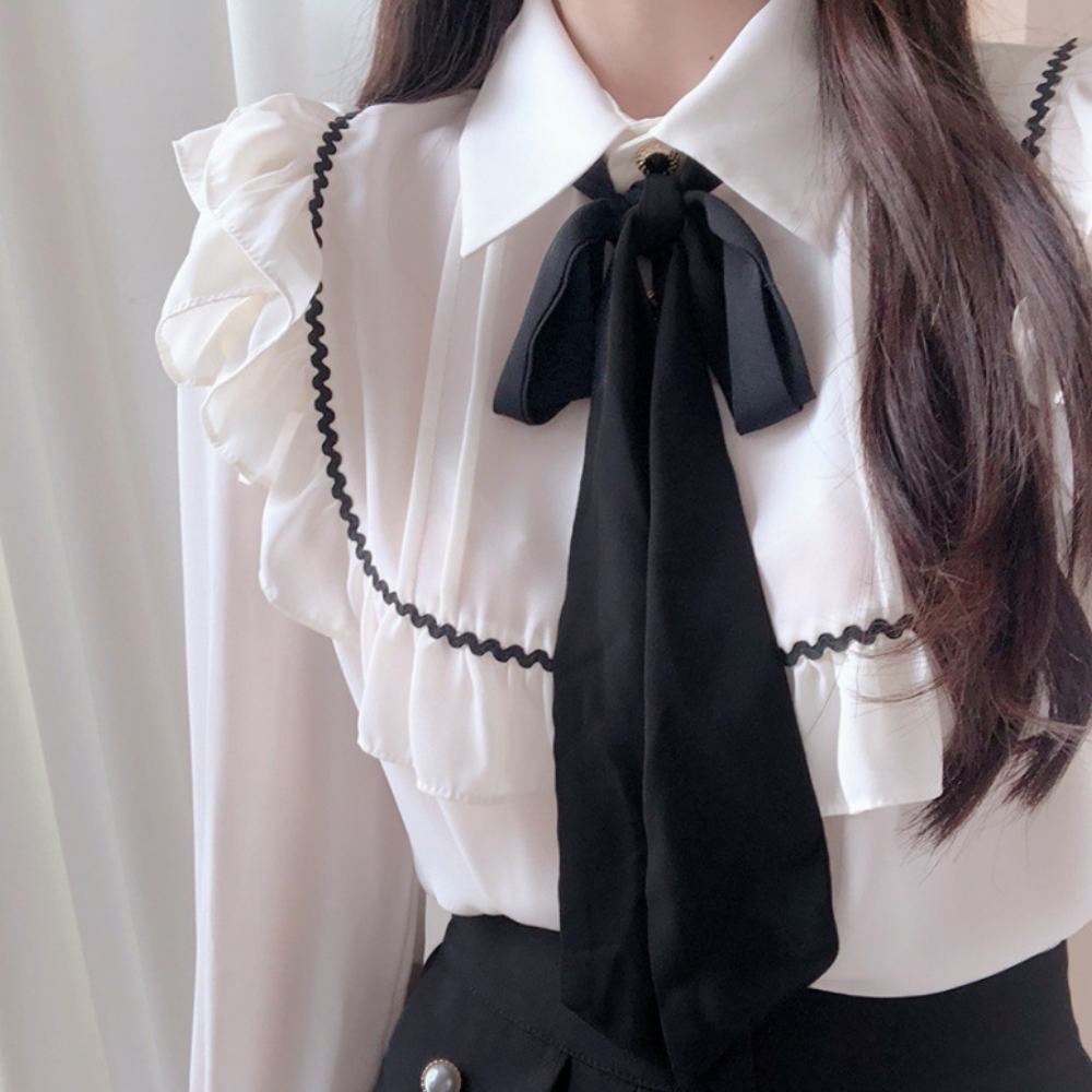Damesblouse Elegante Vrouwelijke Stijl