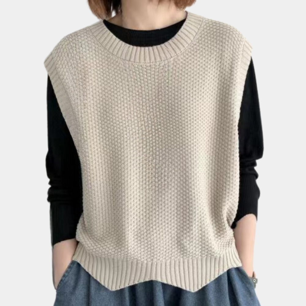 Gebreid Vest voor Dames - Sala Stijlvol Warm - Mode Vibes