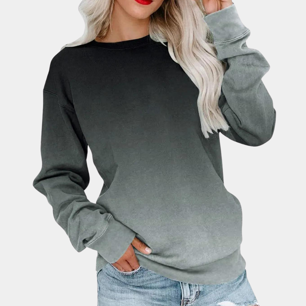 Dames Sweatshirt Gradiënt Trendy Casual - Mode Vibes