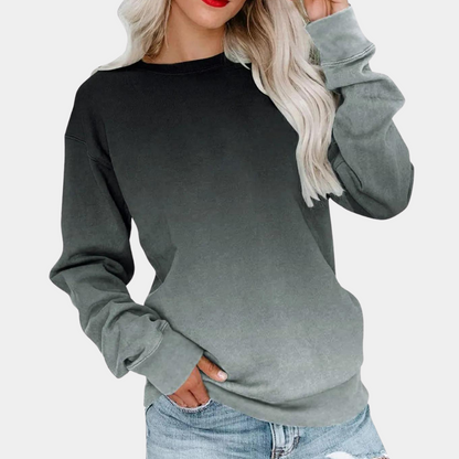 Dames Sweatshirt Gradiënt Trendy Casual - Mode Vibes