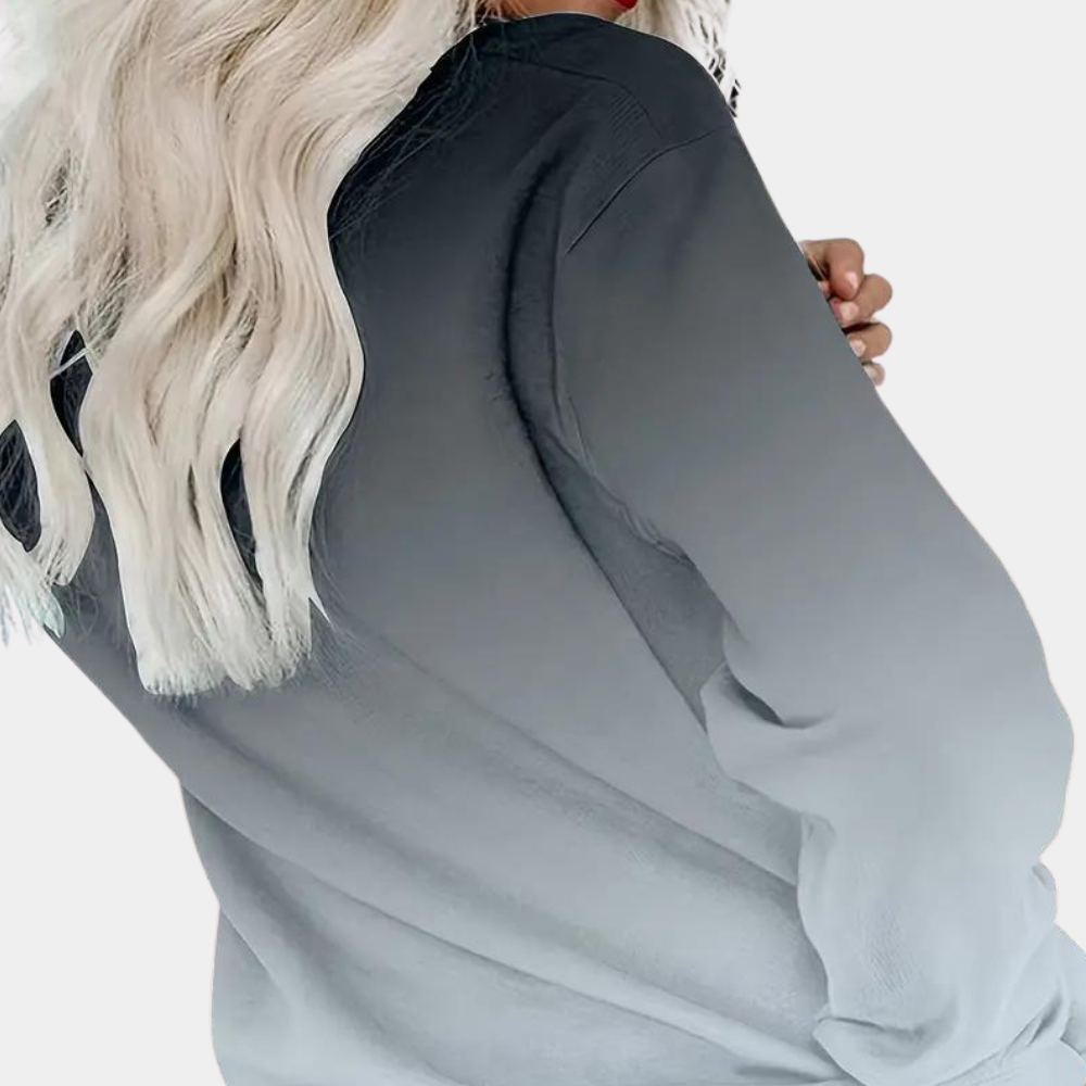 Dames Sweatshirt Gradiënt Trendy Casual