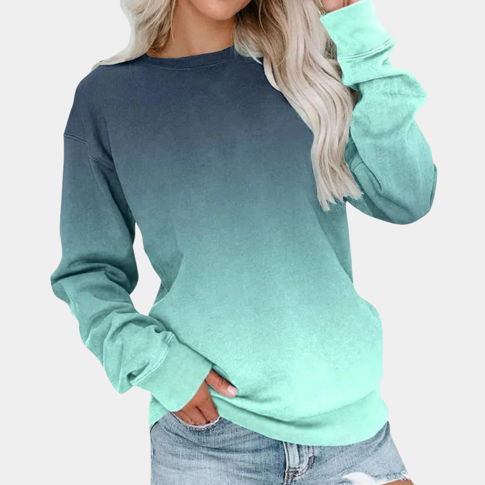 Dames Sweatshirt Gradiënt Trendy Casual