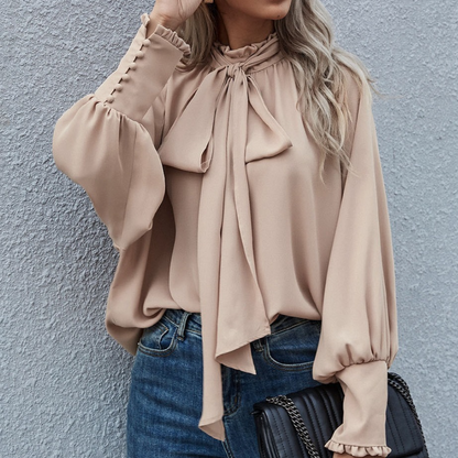 Elegante Damesblouse Losse Vrouwelijke Stijl