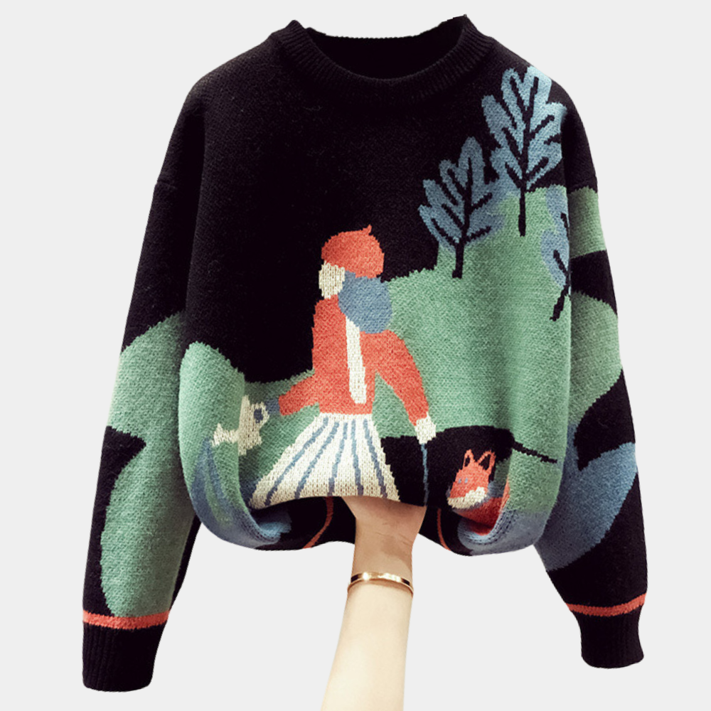 Dames Trui Warm en Casual voor Dagelijks Gebruik - Mode Vibes