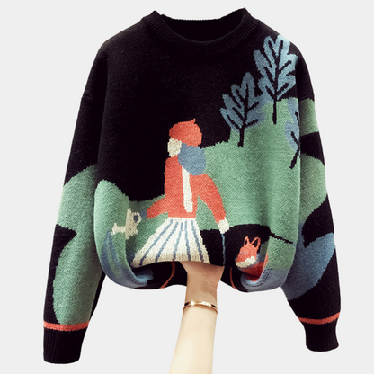 Dames Trui Warm en Casual voor Dagelijks Gebruik - Mode Vibes