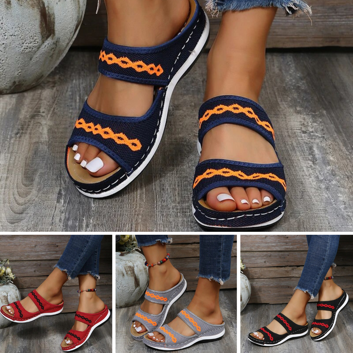 Velanora Orthopedische Leren Sandalen