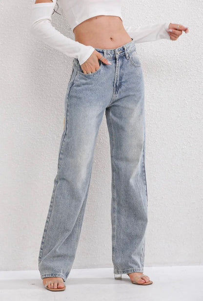 Ripped Jeans Vintage Look Comfortabele Denim Broek