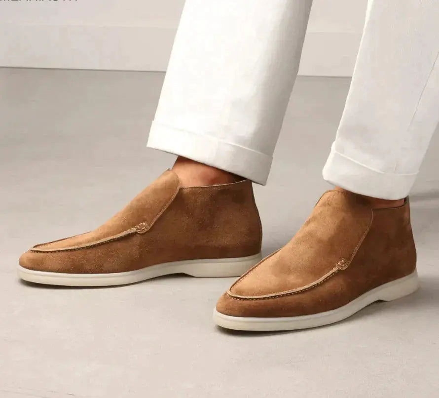 Heren Loafers Getafo Leer Zwart Elegant - Mode Vibes