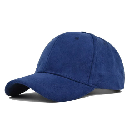 Retro Baseballpet Suede Verstelbaar Snapback