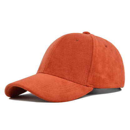 Retro Baseballpet Suede Verstelbaar Snapback