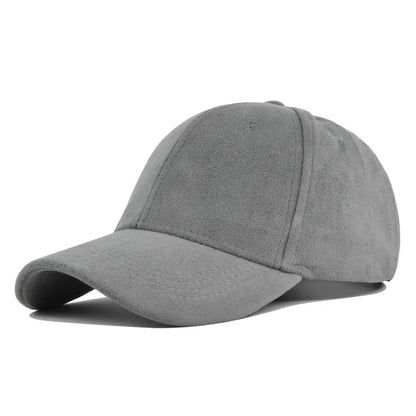 Retro Baseballpet Suede Verstelbaar Snapback