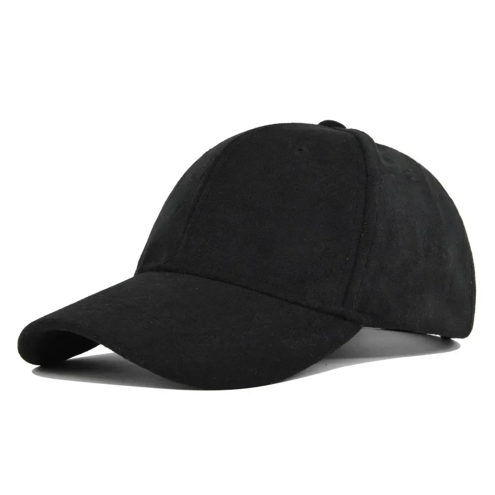 Retro Baseballpet Suede Verstelbaar Snapback