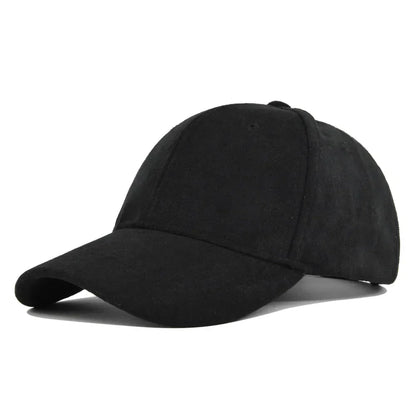 Retro Baseballpet Suede Verstelbaar Snapback