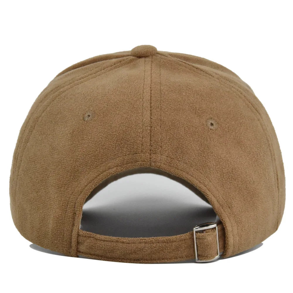 Retro Baseballpet Suede Verstelbaar Snapback