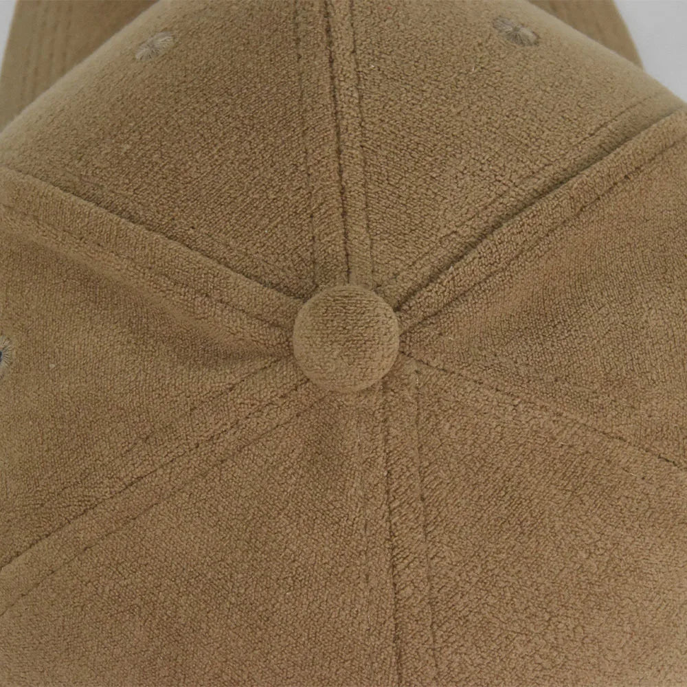 Retro Baseballpet Suede Verstelbaar Snapback