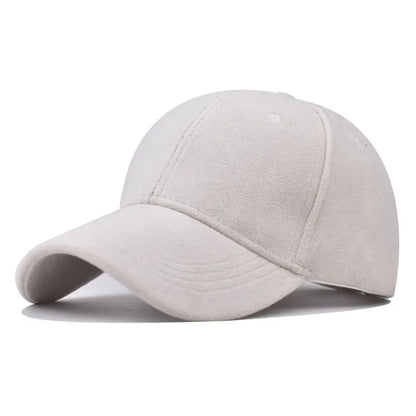 Retro Baseballpet Suede Verstelbaar Snapback