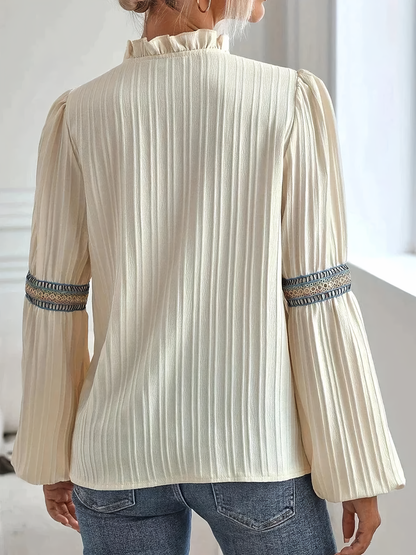 Luna Kanten Blouse voor Stijlvolle Vrouwen