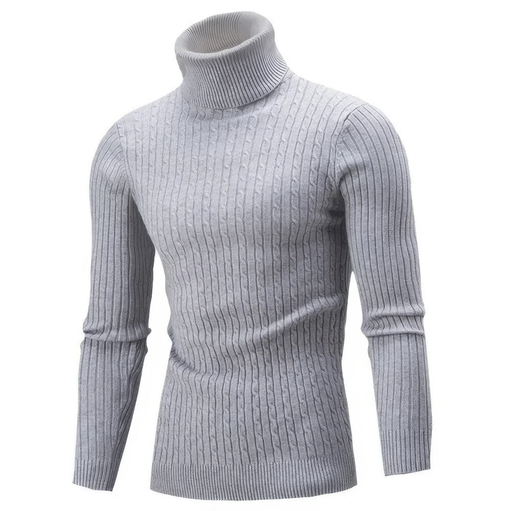 Stijlvolle Heren Coltrui Gerben Merino Wollsweater - Mode Vibes