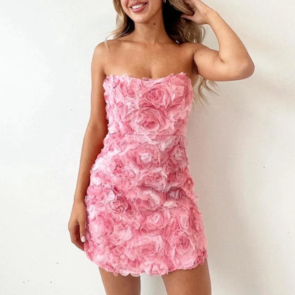Jurk Zonder Schouderbandjes Trendy Valentina