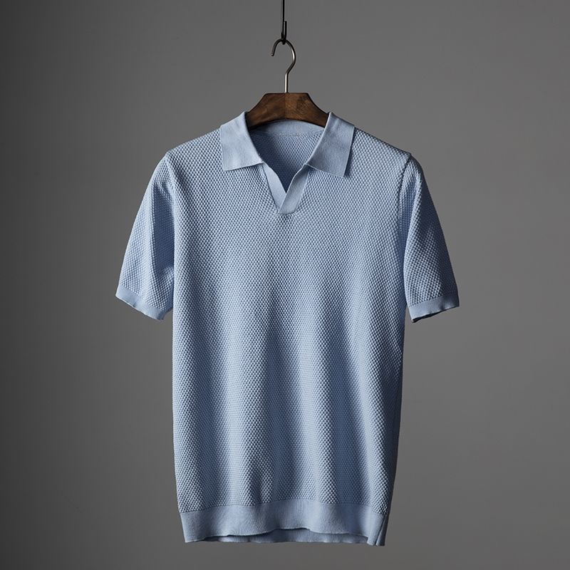 Variant image for Heinrich | Polo Uomo Manica Corta - Cotone di Alta Qualità-19