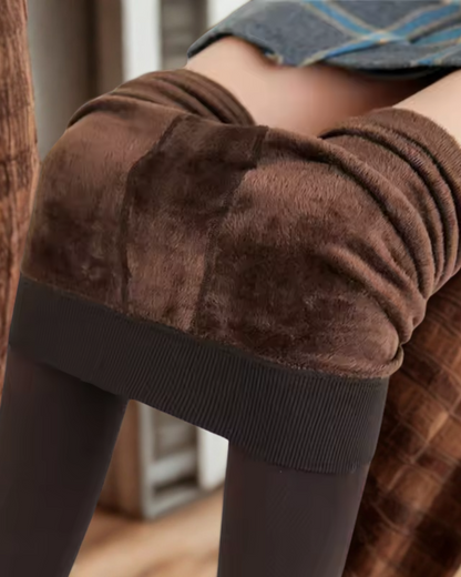 Dames Legging Thermisch Fleece Hoge Taille Warm en Comfortabel