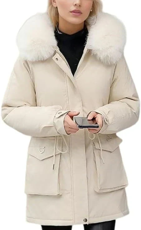 Elegante Winterjas voor Vrouw Warm en Stijlvol