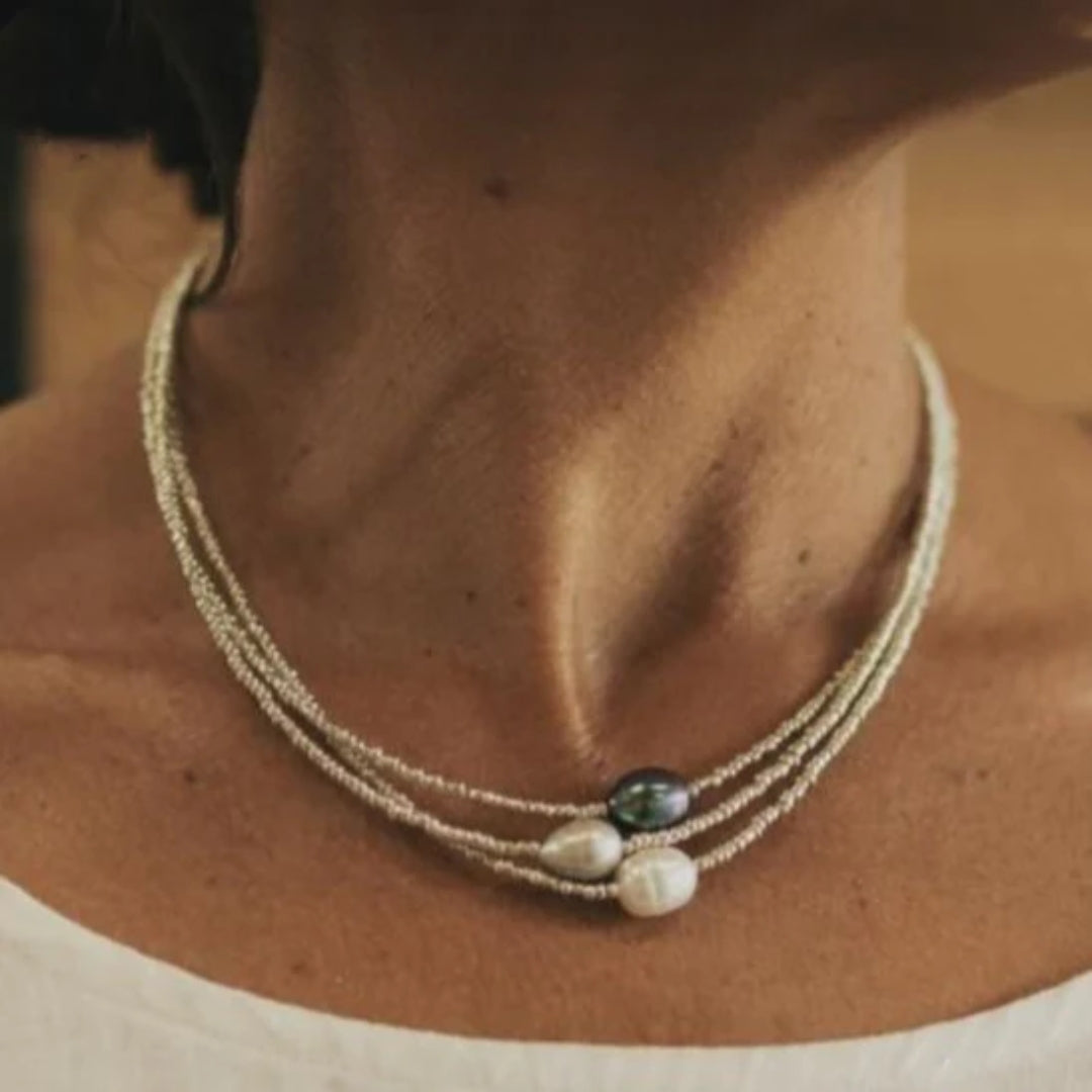 Parelketting Natuurlijke Parels Elégant Vintage Stijl - Mode Vibes