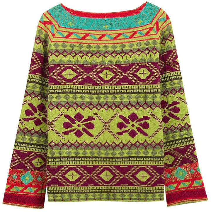 Vrouwentrui met Unieke Printen Stoere Look