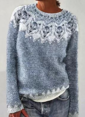 Vintage Wintertrui voor Vrouw Warm en Stijlvol - Mode Vibes
