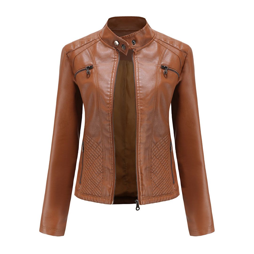 Leren Damesjack Stoer Nova Stijl