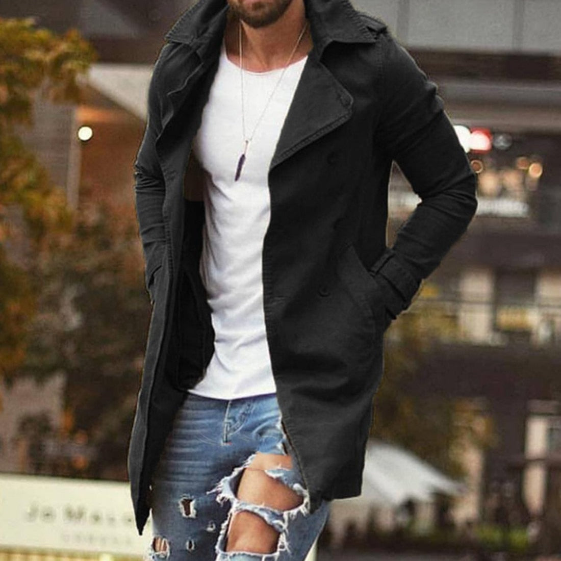 Mauro | Cappotto lungo alla moda