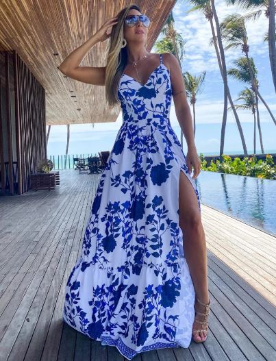Zomerjurk Maxi V-halslijn Zwart Sexy Jurk voor Vrouw - Mode Vibes