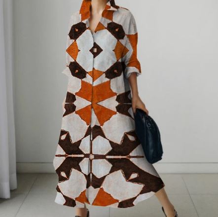 Overhemdjurk Dames Elegante Korte Mouw - Mode Vibes