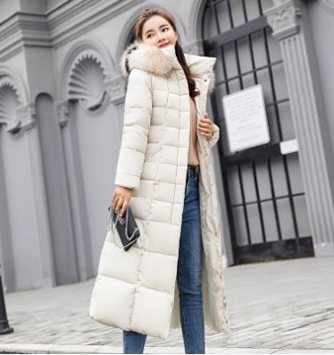 Lange Damesjas met Bontkraag Warm en Stijlvol - Mode Vibes