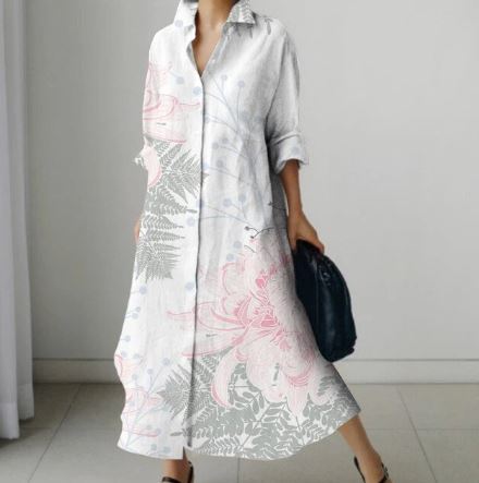 Vrouwelijke Zomerjurk Elegant en Luchtig - Mode Vibes