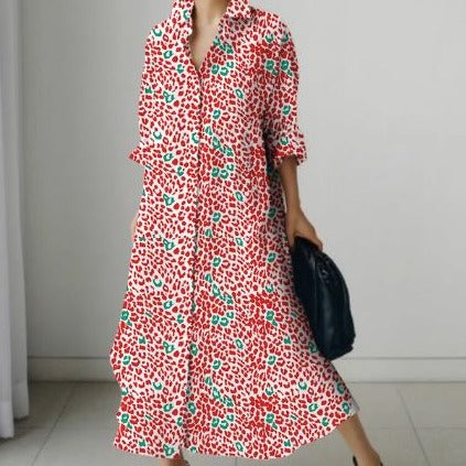 Dames Overhemdjurk Elegante Korte Mouw - Mode Vibes