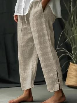 Klassieke Gestreepte Broek voor Vrouw