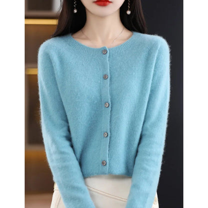 Dames Vest met O-Hals Casual Stijl Isabella - Mode Vibes