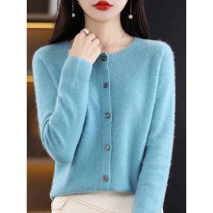 Dames Vest met O-Hals Casual Stijl Isabella