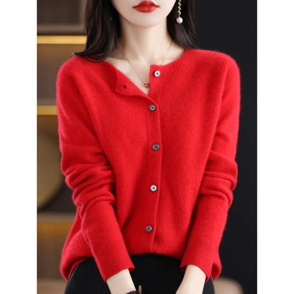 Dames Vest met O-Hals Casual Stijl Isabella