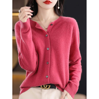 Dames Vest met O-Hals Casual Stijl Isabella