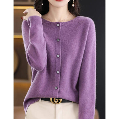 Dames Vest met O-Hals Casual Stijl Isabella
